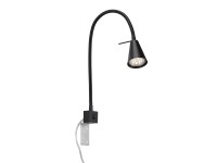 Brilo Comfort Light LED-es éjjeli lámpa 40,3 cm x 8 cm x 21,7 cm fekete