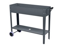 Floraworld mobil magaságyás 2 kerékkel 68 l űrtartalom antracit Floraworld mobil magaságyás 2 kerékkel 68 l űrtartalom antracit