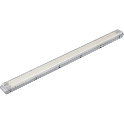 Nedvességálló LED-es lámpa műanyag szürke 2 x 24 W 156,5 x 11,5 x 8,5 cm IP65