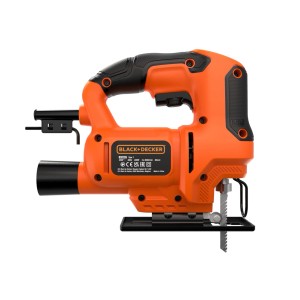 Narancs-fekete Black+Decker szúrófűrész, oldalnézet.