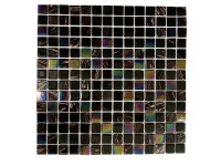 Üvegmozaik fekete 306 x 306 x 4 mm