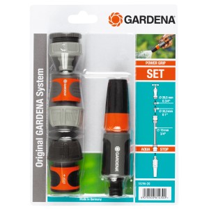 Gardena Original System Set: Tömlőcsatlakozó és vízstop öntözéshez.