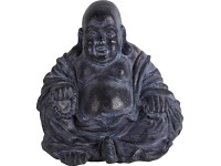 Dekorfigura Buddha ülő 43 cm fekete