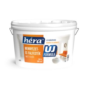 Vödör Héra fehér beltéri falfesték, alkalmas mennyezetre és falakra.