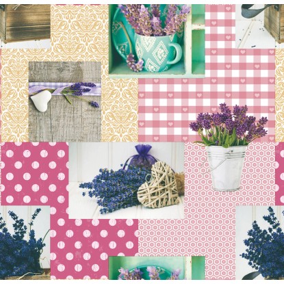 Noblessa Lavender asztalterítő 1,4 m - méteráru