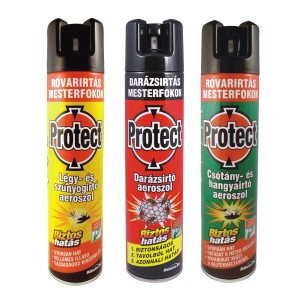 t.b.t. Rovarirtó spray, különböző típusok szúnyogok, darazsak és csótányok ellen.