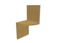 Sarok polc szett alap csomag bükk