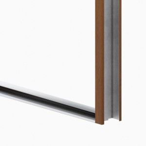 O.K.Doors kültéri fém bejárati ajtó Tytan aranytölgy 97 cm x 207 cm jobb