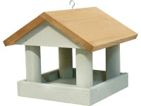 Madáretető mandulafenyőből szürke 26 cm x 23 cm