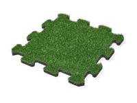 Gumi burkoló lap 500 mm x 500 mm x 25 mm műfű Puzzle