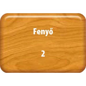 Színminta a t.b.t. időjárásálló festékből, Fenyö (fenyő) árnyalat, 2. sz.