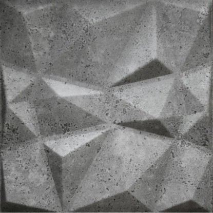 Betonhatású 3D burkolólap Montego Grafit