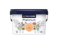 Poli - Farbe Platinum beltéri falfesték diszperziós Habszegfű matt 2,5 l
