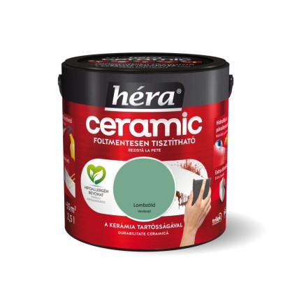Héra Ceramic  beltéri falfesték lombzöld 2,5 l