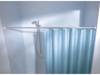 Kleine Wolke rugós zuhanyfüggönyrúd krómszínű 125 cm - 220 cm 25 mm átmérő Kleine Wolke rugós zuhanyfüggönyrúd krómszínű 125 cm - 220 cm 25 mm átmérő