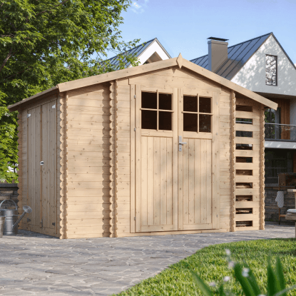 Timbela M389F+M389G kerti faház padlóval bézs barna FSC®