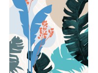 Komar vlies fotótapéta Tropical Shapes 300 cm x 280 cm Komar vlies fotótapéta Tropical Shapes 300 cm x 280 cm