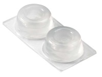 Ajtóütköző 22 mm x 10 mm transzparens Ajtóütköző 22 mm x 10 mm transzparens