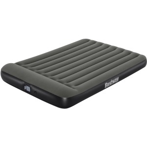 Bestway TriTech Double XL légmatrac beépített pumpával, szürke. Ideális kempingezéshez és otthonra.