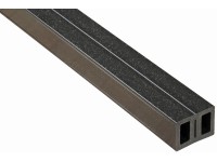 Kovalex WPC univerzális tartószerkezet fekete 4 cm x 5,5 cm x 300 cm