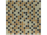 Üvegmozaik barna-bézs fényes 30 x 30 cm Üvegmozaik barna-bézs fényes 30 x 30 cm