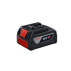 Bosch Professional GBA 18 V/5 Ah akkumulátor, fekete-piros, elektromos szerszámokhoz. Li-ion 5.0 Ah.