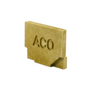 ACO Self végfal Standardline vízelvezető árkokhoz, polimerbeton csatorna vége.