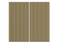 Akusztikus panel falburkolat tölgy MDF fekete akusztikus filcen fekete 119,8 cm Akusztikus panel falburkolat tölgy MDF fekete akusztikus filcen fekete 119,8 cm