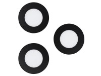 EGLO Fueva-Z LED-CCT-beépíthető lámpa 3 x 2,8W fekete 8,6 cm EGLO Fueva-Z LED-CCT-beépíthető lámpa 3 x 2,8W fekete 8,6 cm
