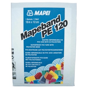 Mapeband PE 120 tömítőszalag, vízálló, beltéri és kültéri használatra.