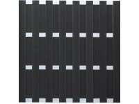 GroJa belátás ellen védő kerítéselem négyzetes antracit 180 cm x 180 cm