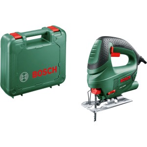 Bosch PST 650 szúrófűrész zöld házzal és hordtáskával.