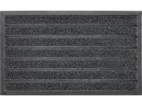 Lábtörlő Salford 45 cm x 75 cm antracit csíkos kialakítás