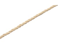 Szizálkötél 6 mm átmérő - méteráru Szizálkötél 6 mm átmérő - méteráru