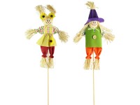 Szalmabáb dekormatrica színes  42 cm többféle változatban