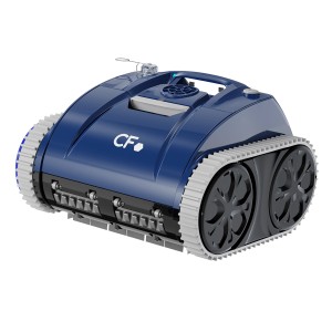 CF Pool Robot CF200CL, kék-fekete, akkumulátorral. Automata medencetisztító a tiszta vízért.