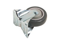 Szállító bakgörgő termoplasztikus gumi kerékkel, átmérő: 100 mm, 150 kg