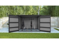 Floraworld Premium kerékpártároló 4 kerékpár számára 217 cm x 245 cm x 226 cm