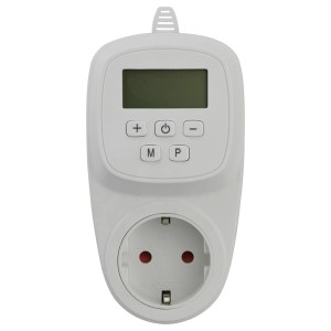 Fehér Infrae termosztatikus aljzat fűtőberendezések hőmérsékletének szabályozásához.