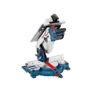 Bosch Professional GTM 12 JL kombinált fűrész. Kék gérvágó és asztali fűrész 305 mm-es fűrészlappal.