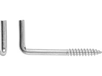 Horganyzott egyenes csavaros kampó átmérő 3 x 40 mm 8 db Horganyzott egyenes csavaros kampó átmérő 3 x 40 mm 8 db