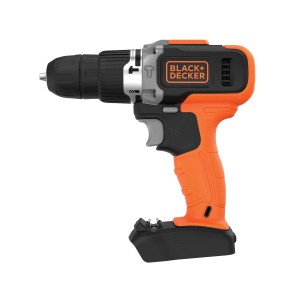 Black+Decker akkus fúró-csavarozó fekete és narancssárga színben.