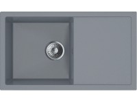 Miló beépíthető mosogató Blissano 76 gránit kompozit szürke Miló beépíthető mosogató Blissano 76 gránit kompozit szürke