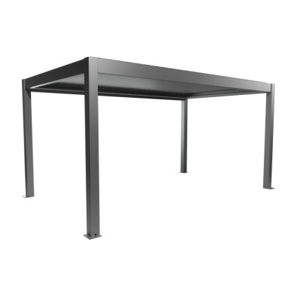 Biohort pergola 5 m x 3 m kvarcszürke metál