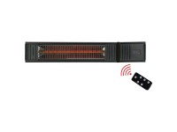 Hősugárzó Infrae 2000 W fekete távirányítóval