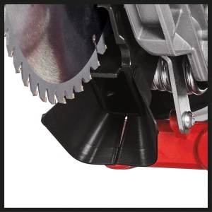 Közelkép: Az Einhell TC-SM 254 gérvágó fűrészlapja.