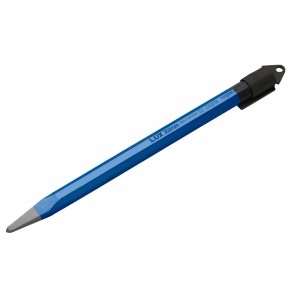LUX hegyes falvéső, 300 mm, kék, króm-vanádium acélból falazási munkákhoz.