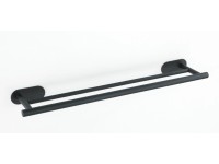 Wenko Turbo-Loc Orea acél törölközőtartó rúd Duo fekete matt 59,5 cm x 4,5 cm x Wenko Turbo-Loc Orea acél törölközőtartó rúd Duo fekete matt 59,5 cm x 4,5 cm x