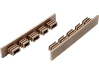 Végzáró sapkák WPC teraszpadlólapokhoz Bi-Color 6 darab Végzáró sapkák WPC teraszpadlólapokhoz Bi-Color 6 darab