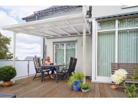 Gutta terasztető építőkészlet fehér 306 cm x 306 cm Gutta terasztető építőkészlet fehér 306 cm x 306 cm